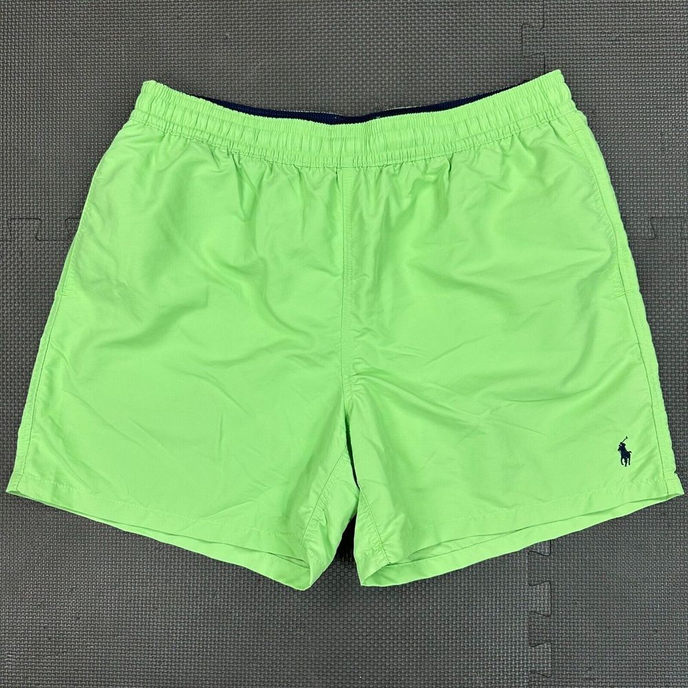 Polo by Ralph Lauren Neon Green Swim Shorts